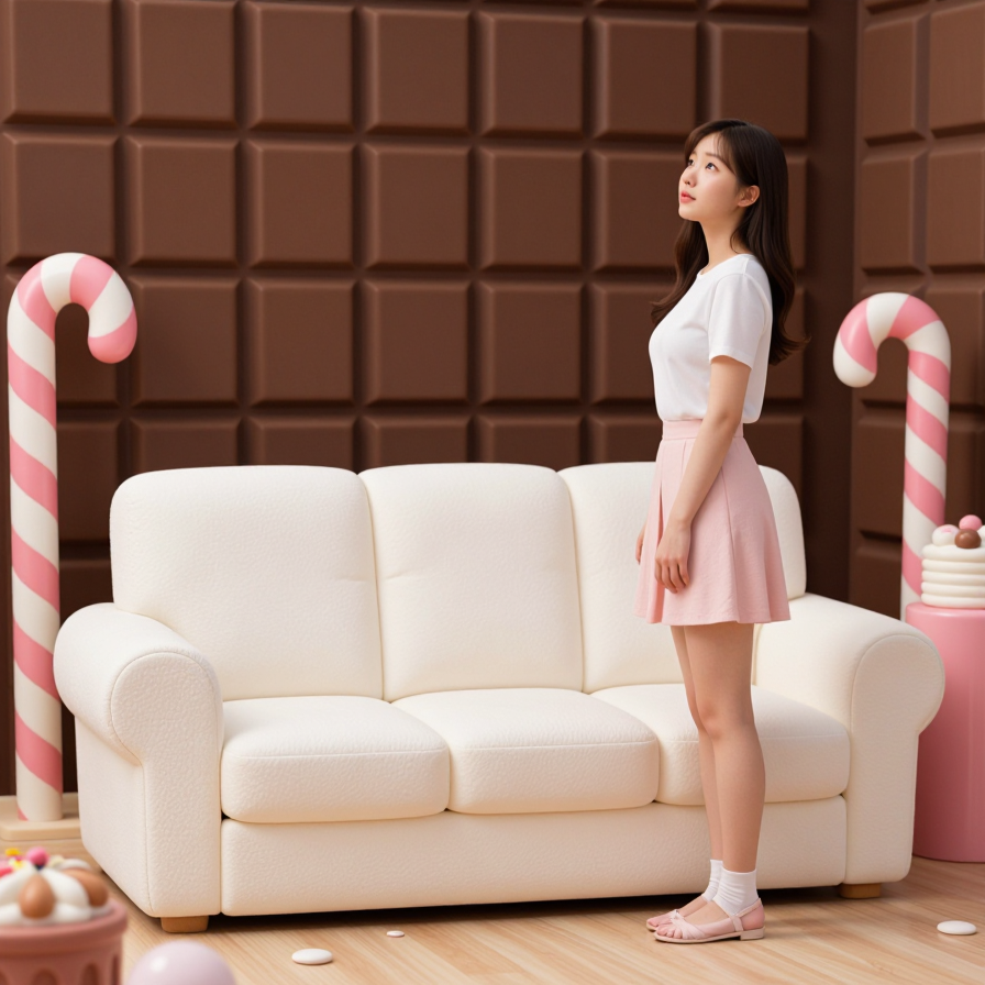 달콤한 방의 소녀